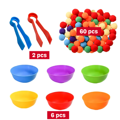 Counting Pompoms Toy