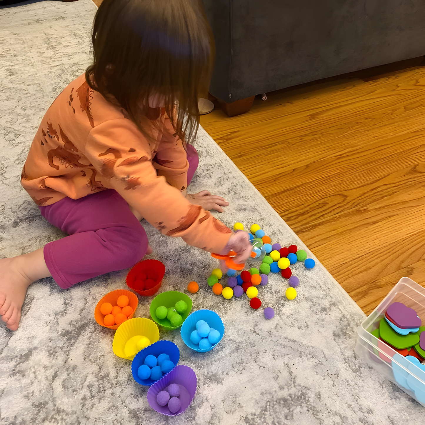 Counting Pompoms Toy